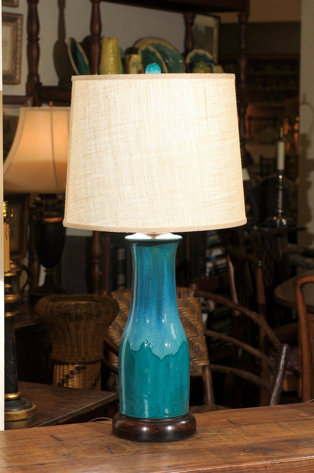 Contemporary Charlie West Pottery Lamps
