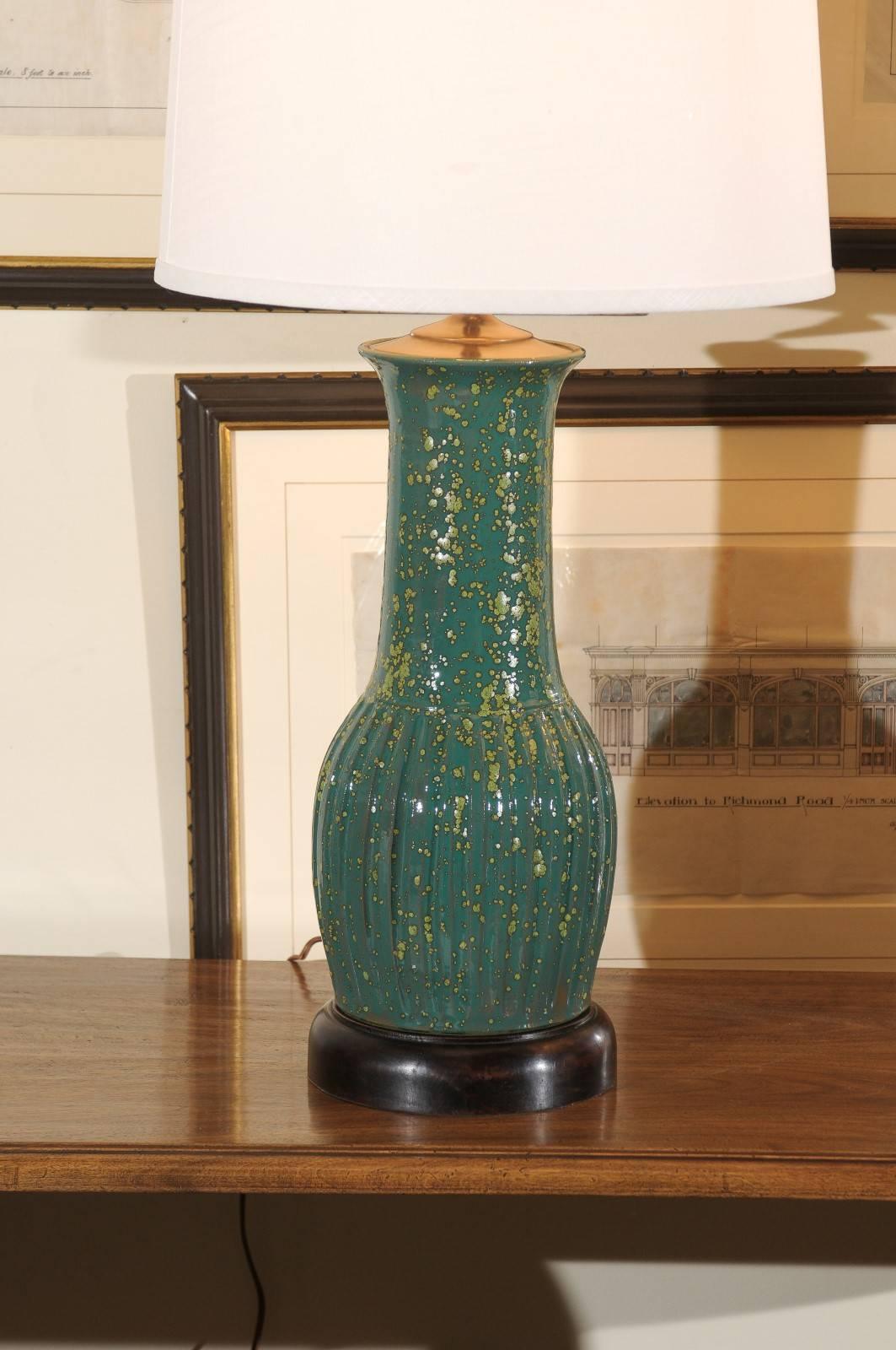 American Pair of Charlie West Lamps For Sale