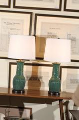 Pair of Charlie West Lamps