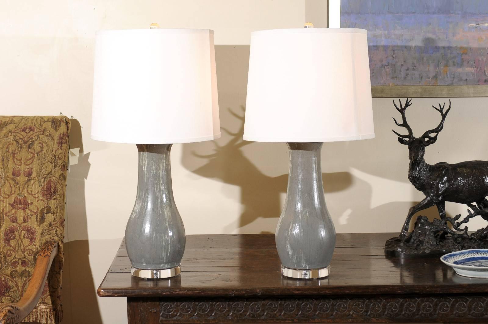 Pair of Charlie West Lamps 1