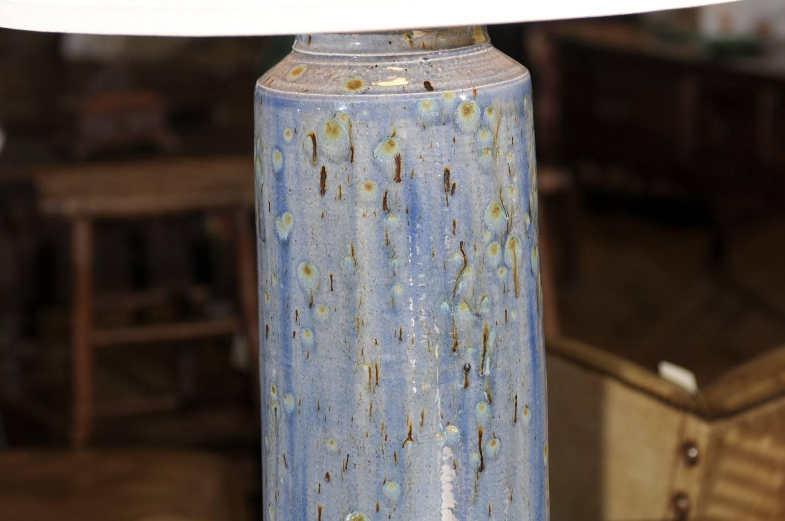 Pair of Charlie West Pottery Lamps 1