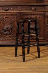 English Saddle Stool 19th Century