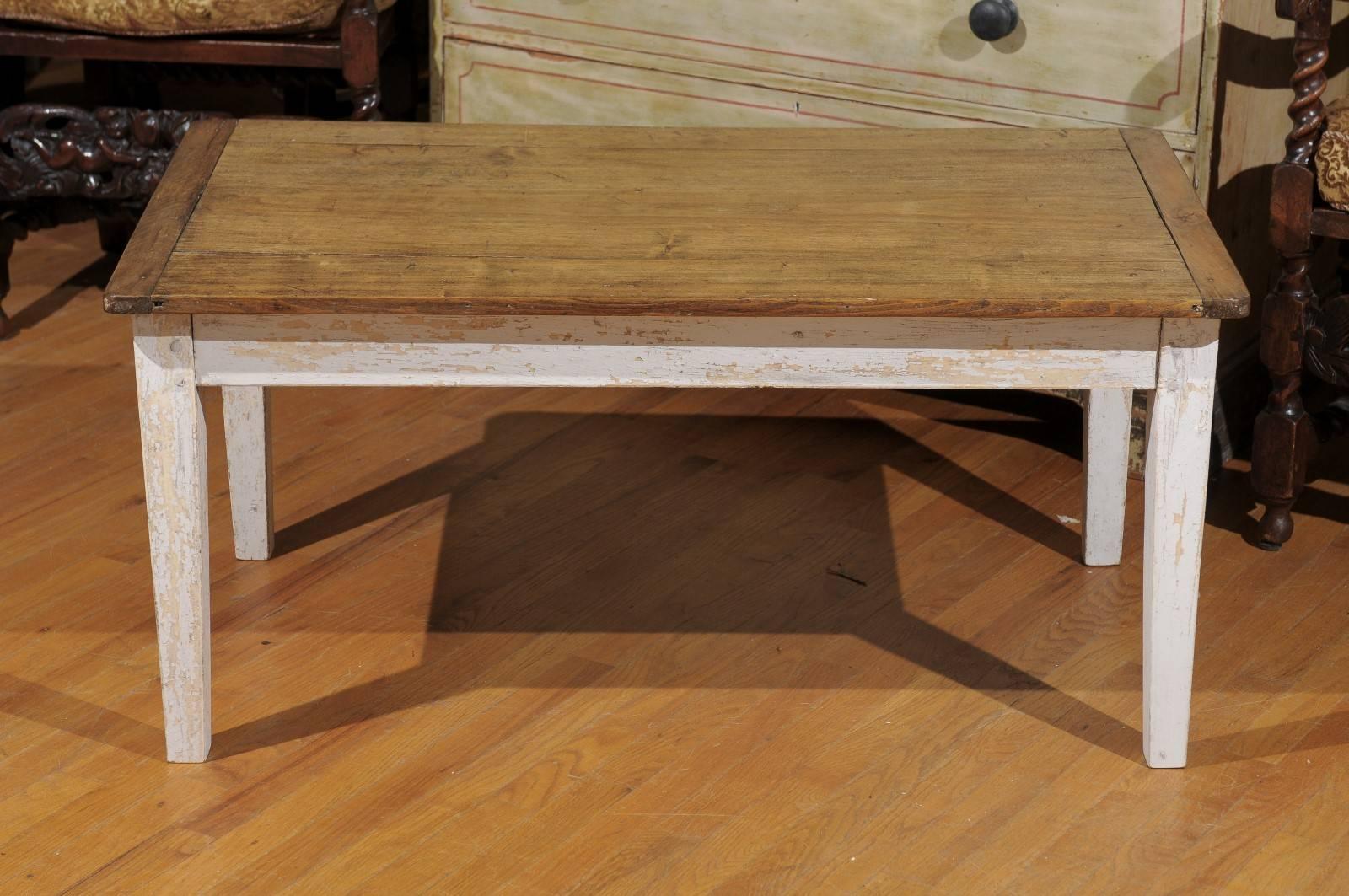 French Single Drawer Coffee Table 1