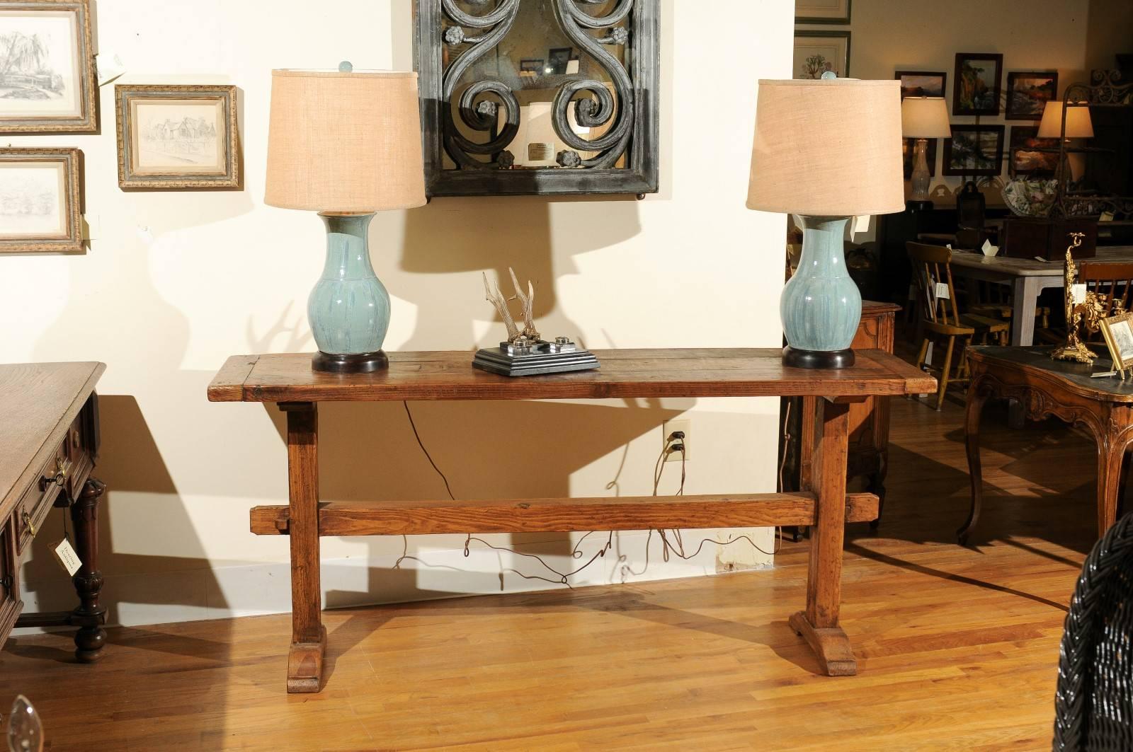 Country Newly Made Table from Antique Wood