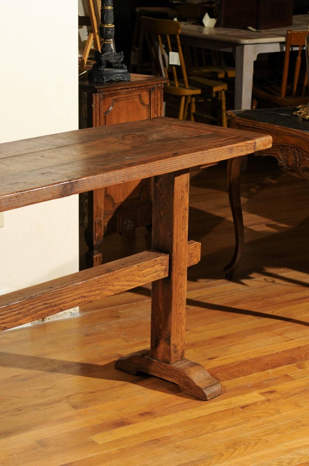 Contemporary Newly Made Table from Antique Wood