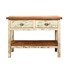 Antique English Painted Server