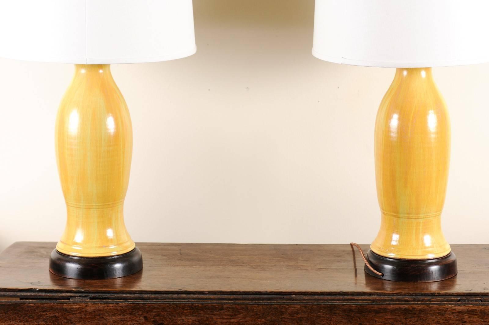 Pair of Charlie West Lamps 2