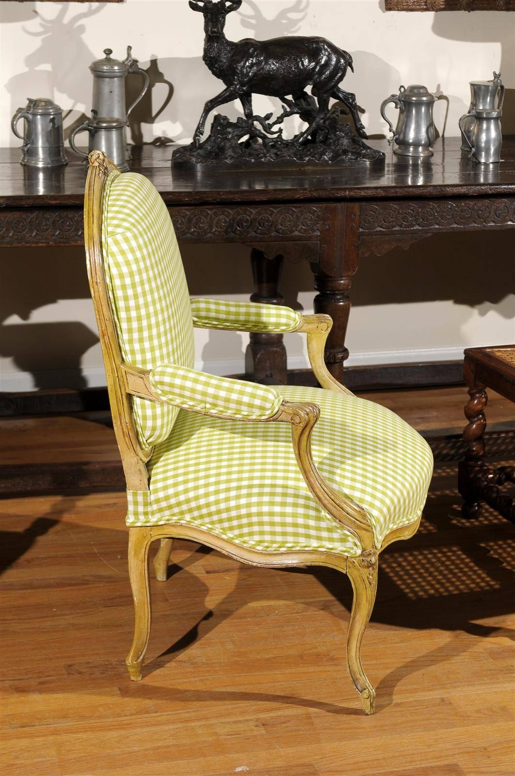 Wood French Bergere Chair 1880-1900 For Sale
