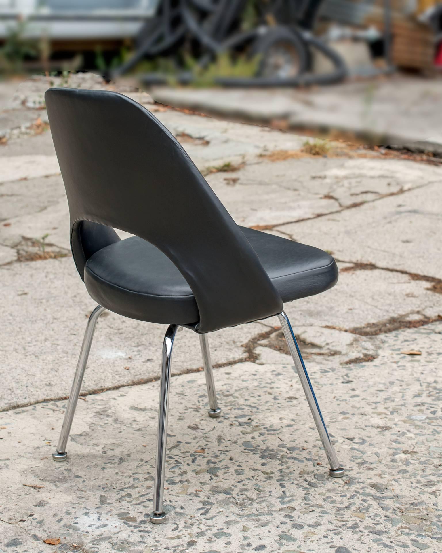 Vintage Eero Saarinen Executive Side Chair for Knoll In Excellent Condition In San Francisco, CA