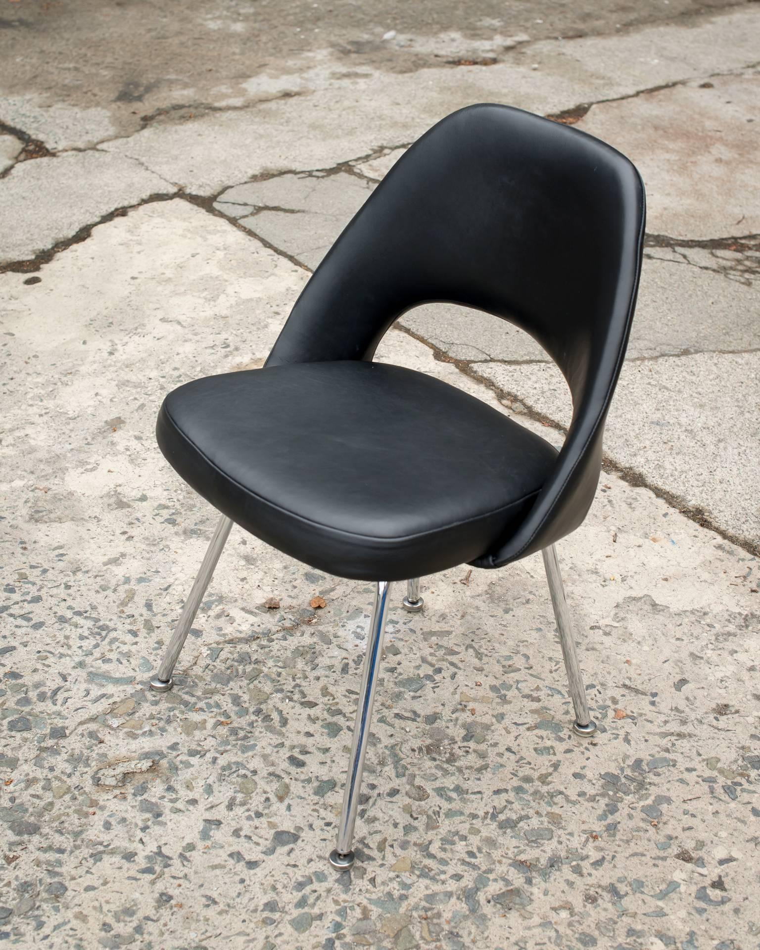 Mid-Century Modern Vintage Eero Saarinen Executive Side Chair for Knoll