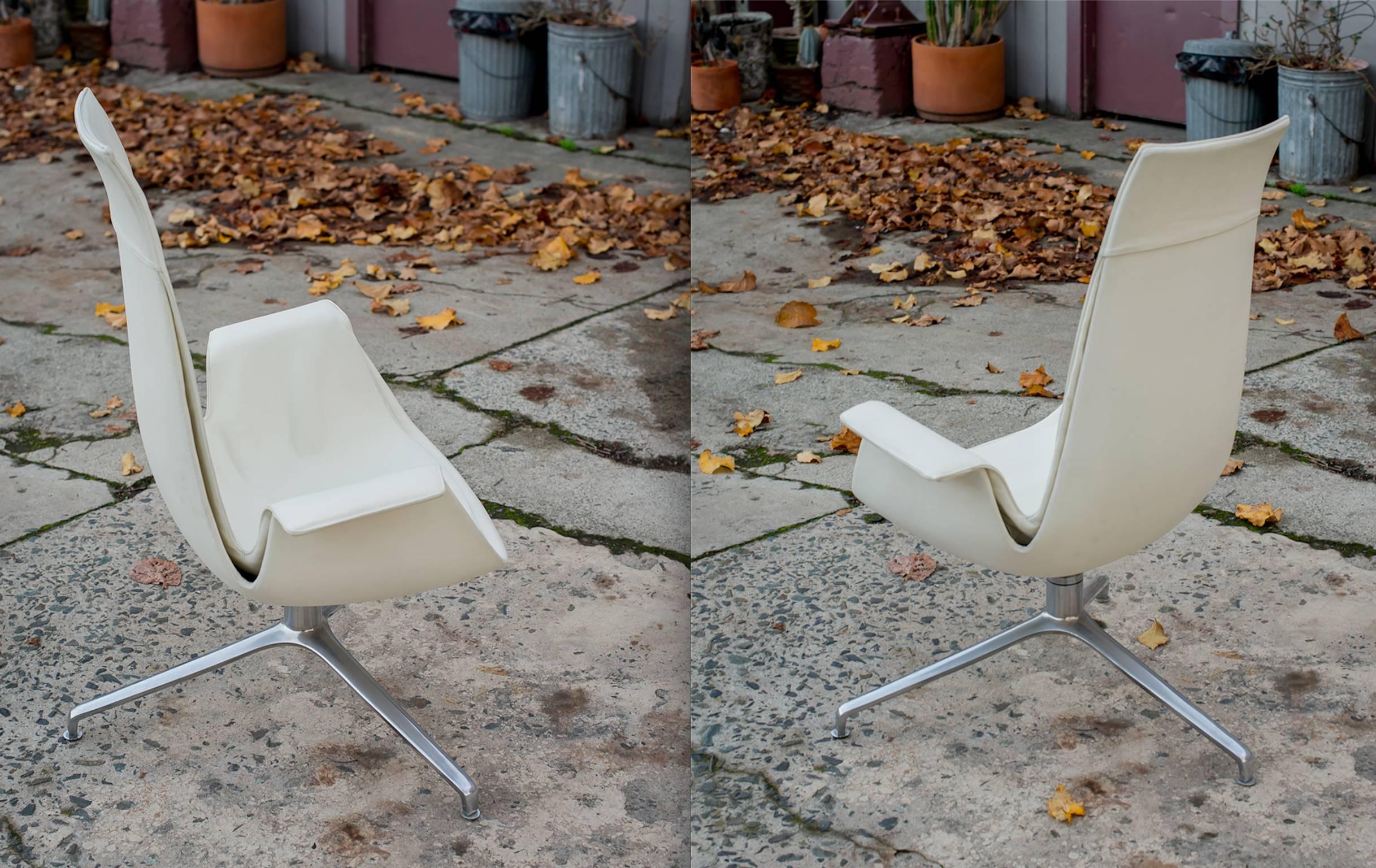 Vintage Midcentury Modern Fabricius Kastholm Arm Chair In Excellent Condition For Sale In San Francisco, CA