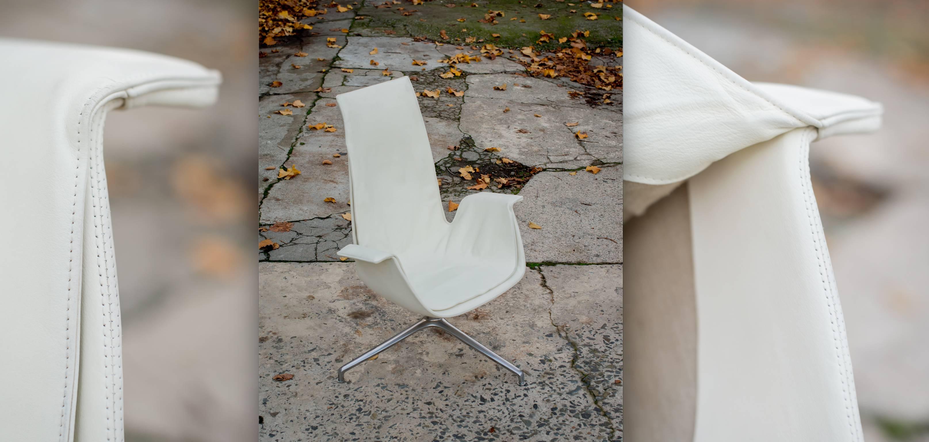 Vintage Midcentury Modern Fabricius Kastholm Arm Chair For Sale 1