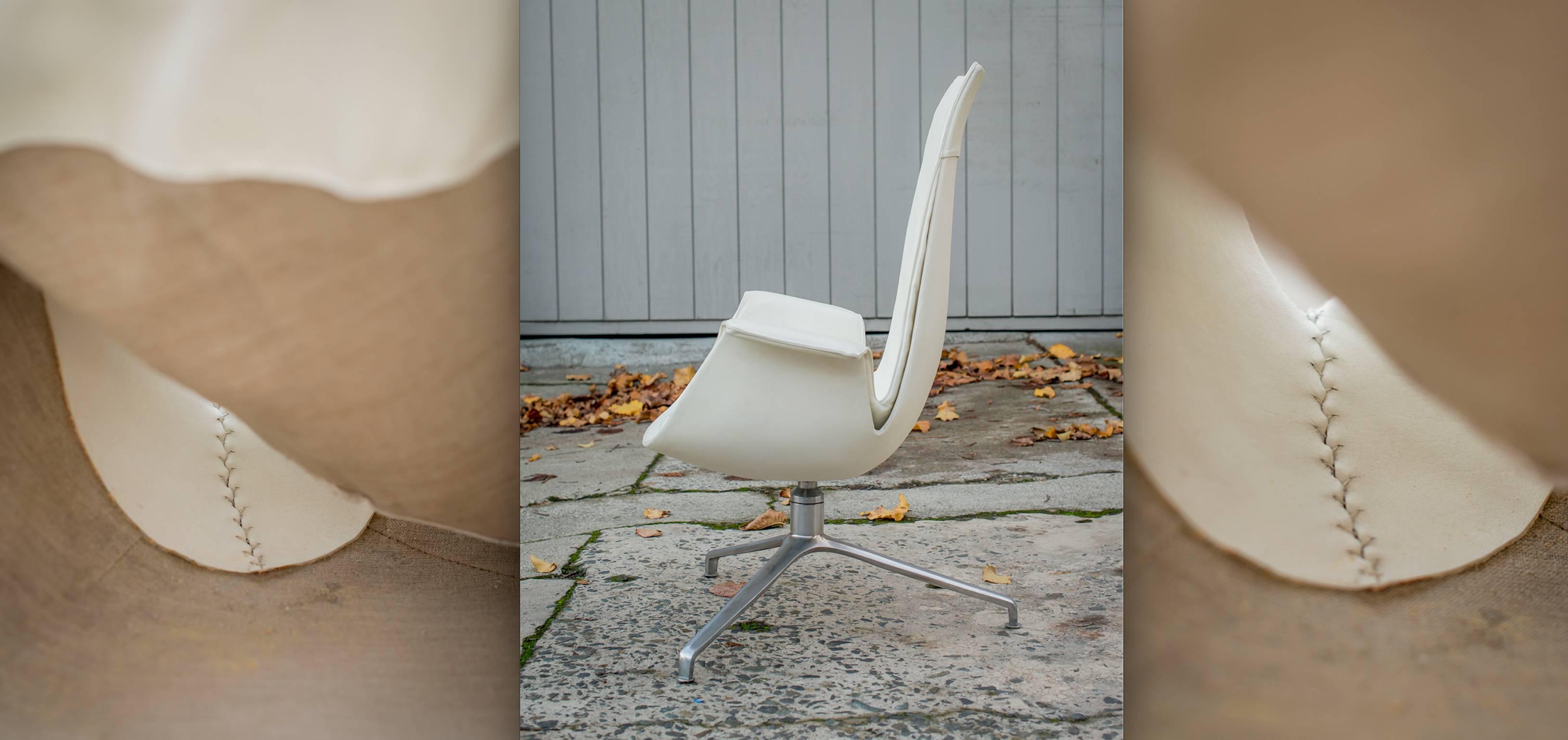 Vintage Midcentury Modern Fabricius Kastholm Arm Chair For Sale 2