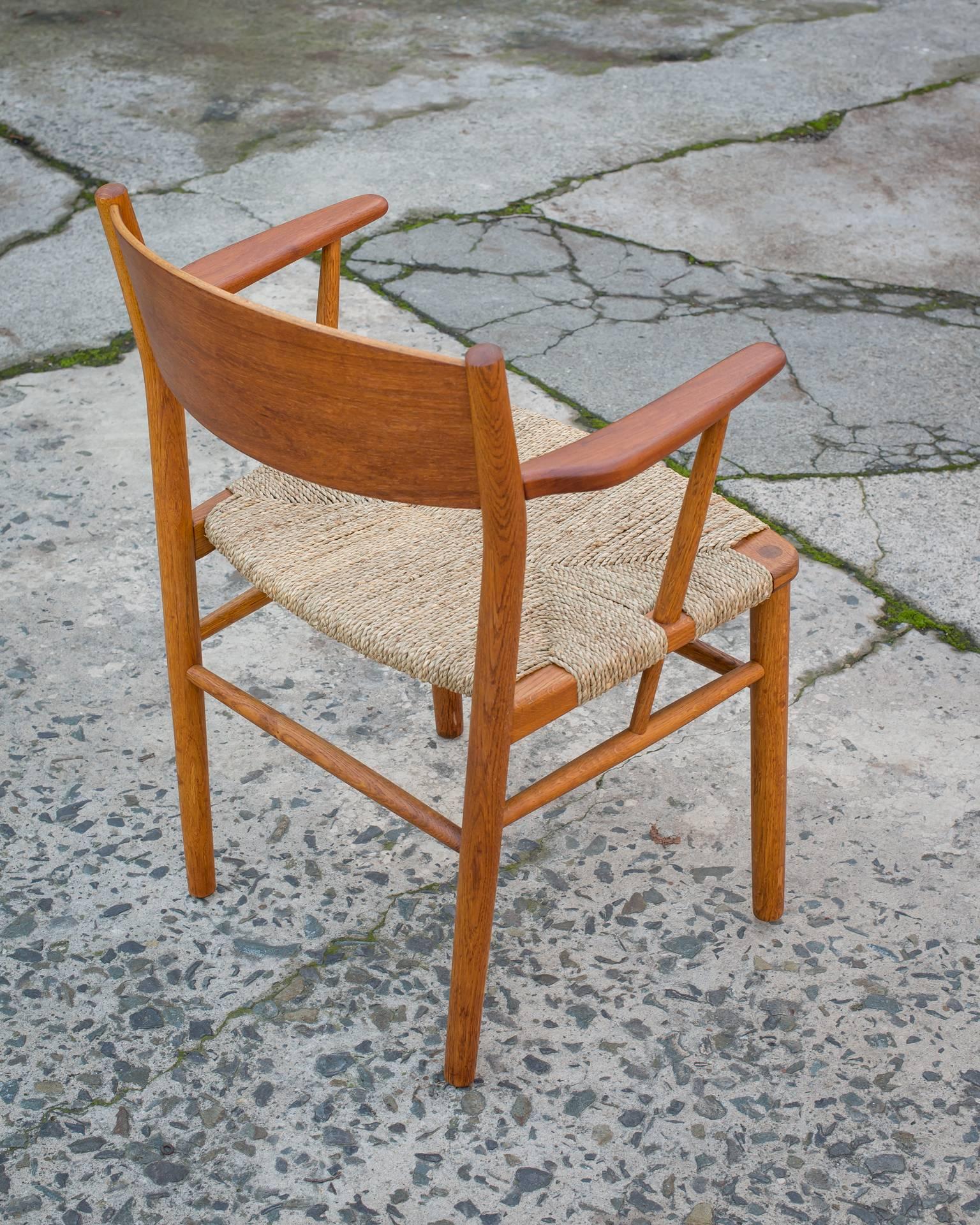 Danish Vintage Borge Mogensen Armchair For Sale