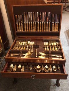 Antique English Cutlery Box