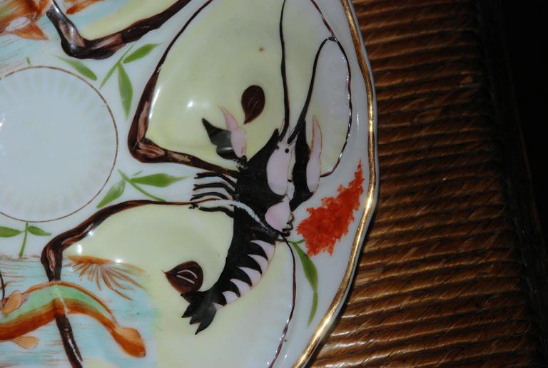 Antique Oyster Plate at 1stDibs