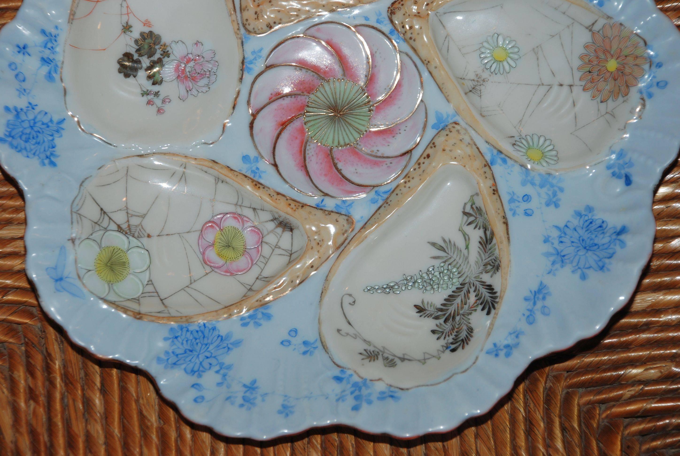 Antique oyster plate.