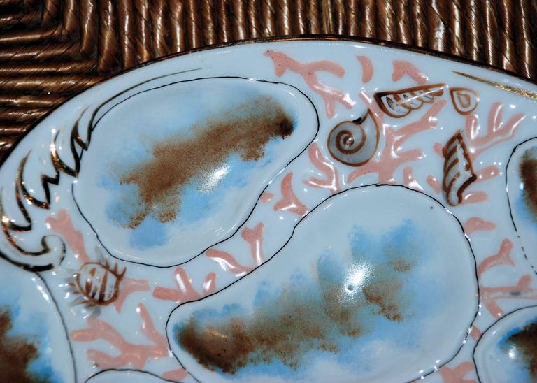 Antique Oyster Plate at 1stDibs