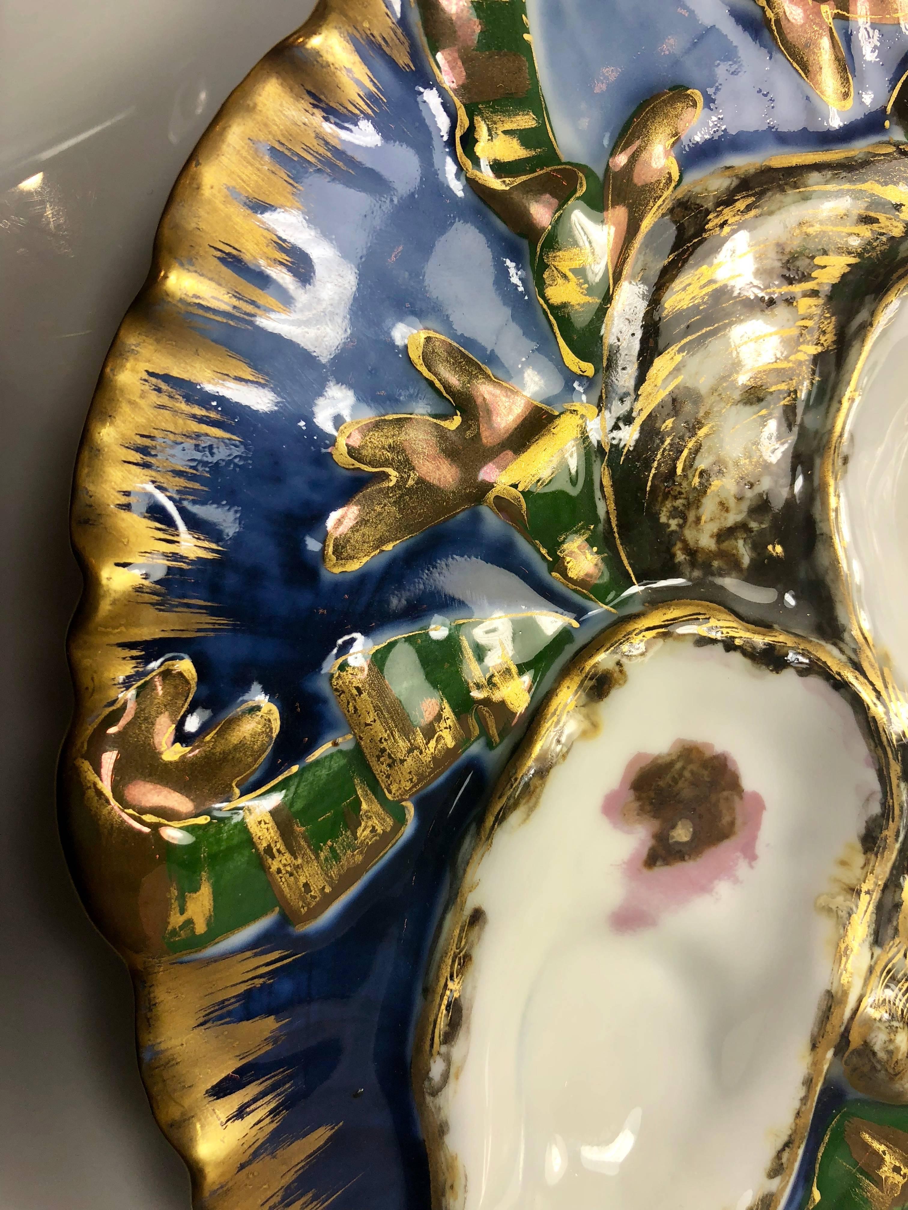 Presidential Oyster Plate In Excellent Condition In New Orleans, LA