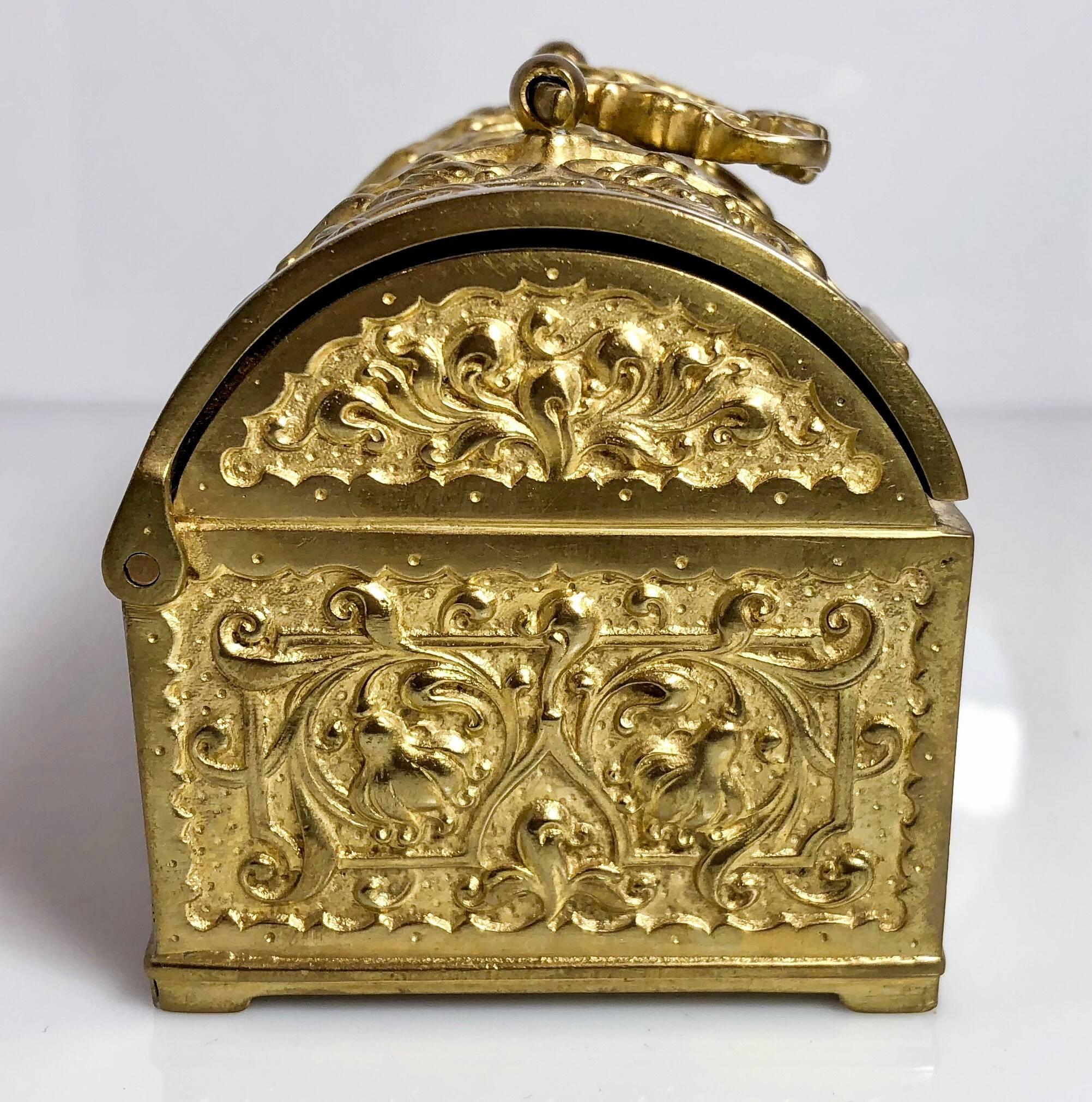 Antique German Bronze Jewel Box, circa 1890-1900 2