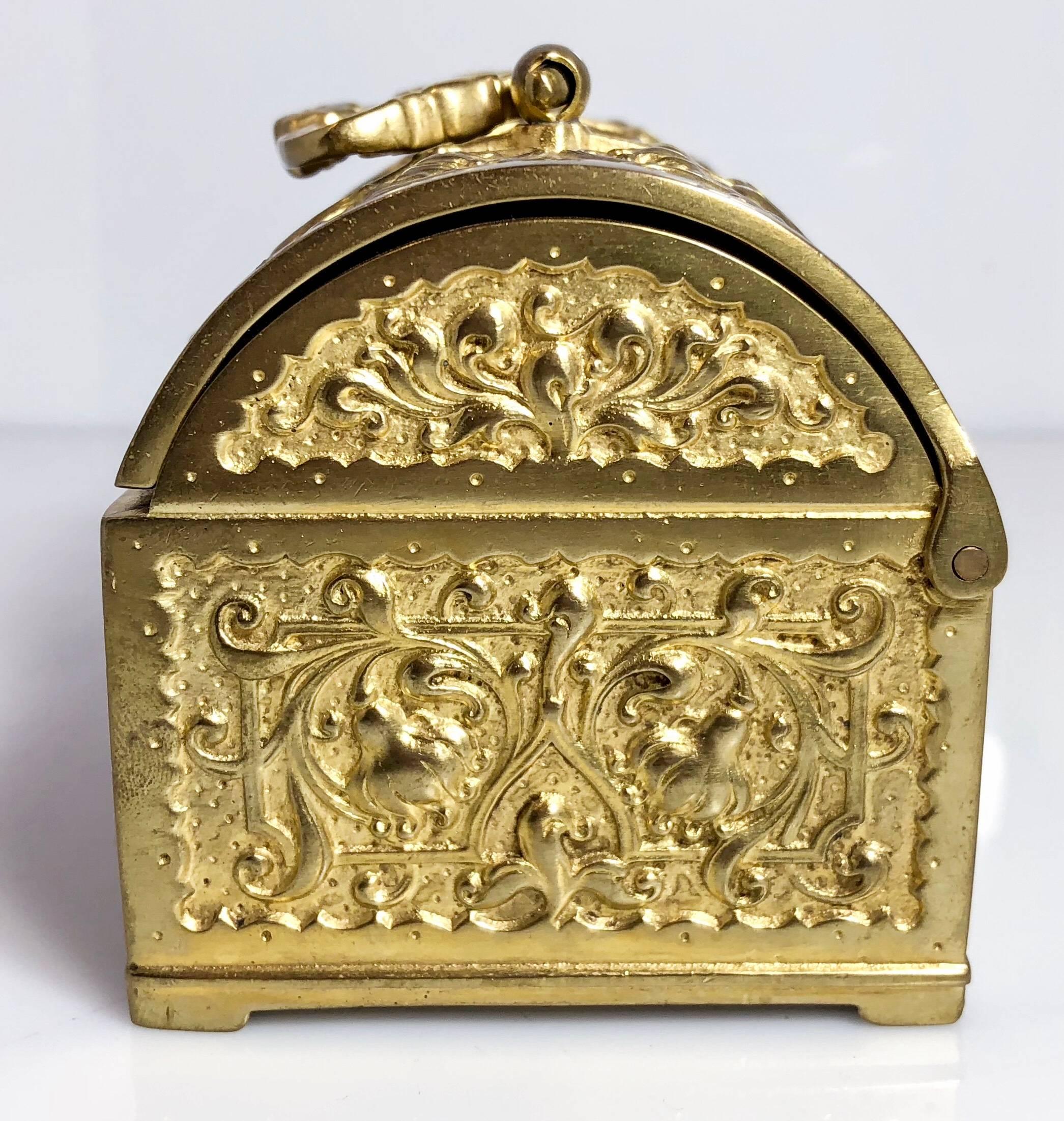 Antique German Bronze Jewel Box, circa 1890-1900 3