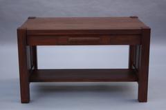1910 Arts & Crafts Oak Library Table