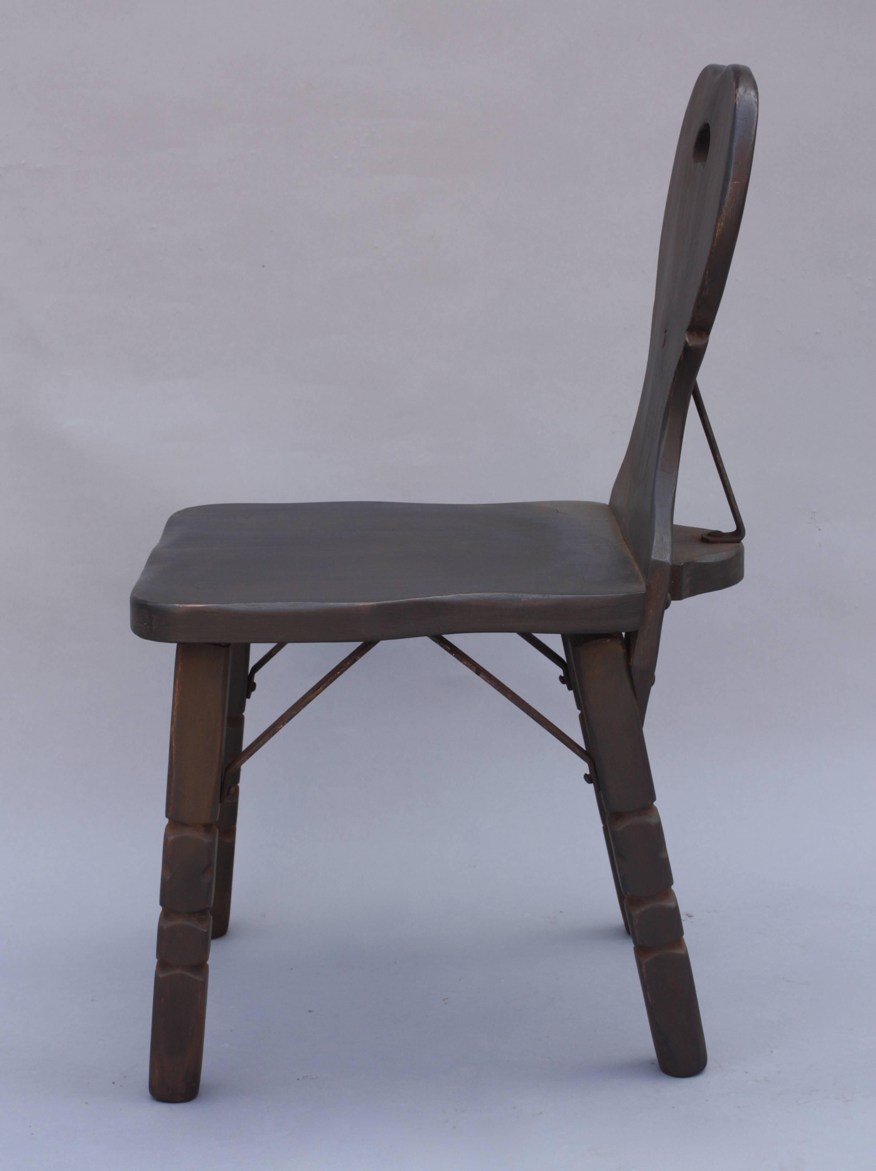 Early 20th Century 1930s Monterey Period Coronado Side Chair