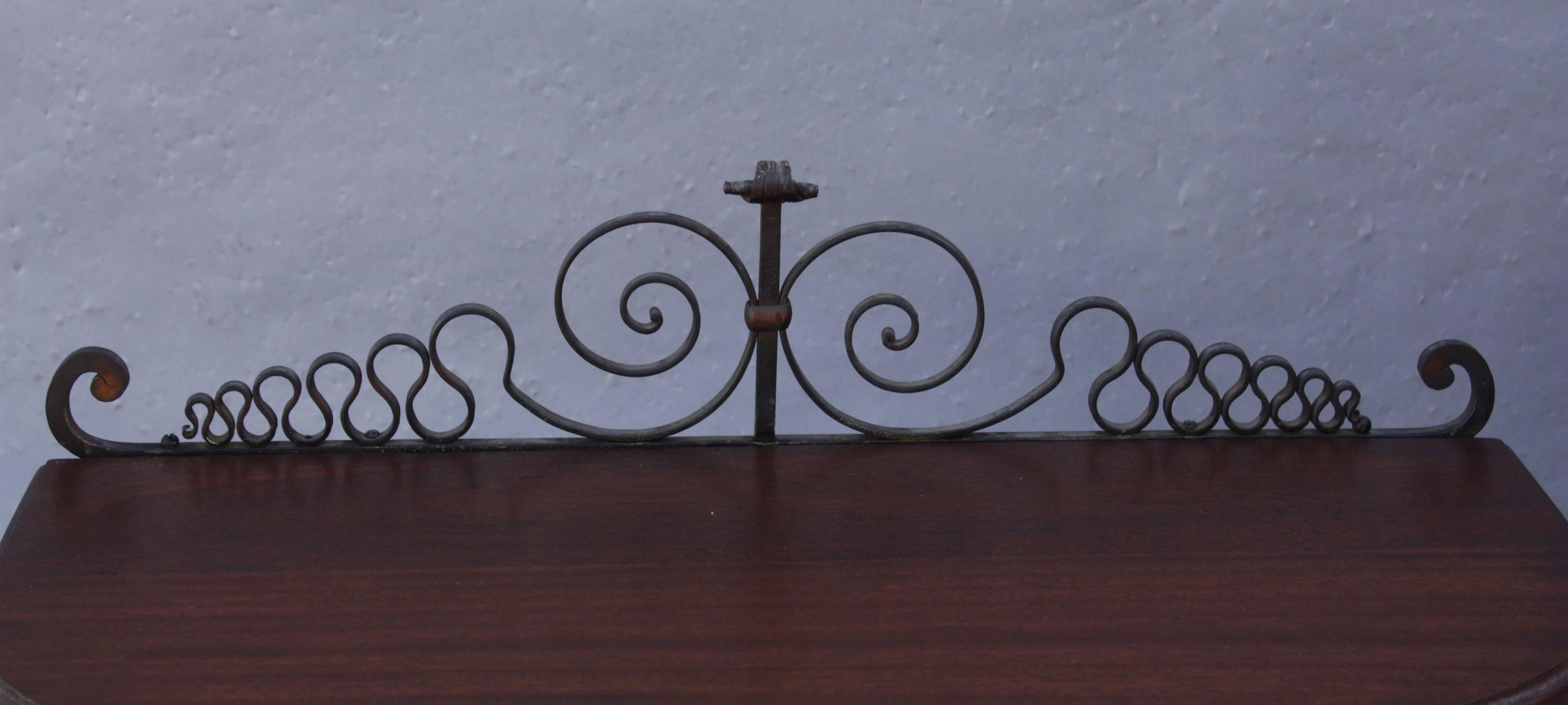Spanish Colonial 1920s Spanish Revival Demilune Table