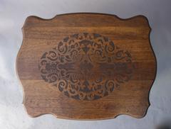 1920s Carved Spanish Revival Side Table