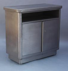 Small Industrial Metal Credenza