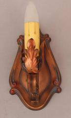1920s Spanish Revival Single Light Sconce