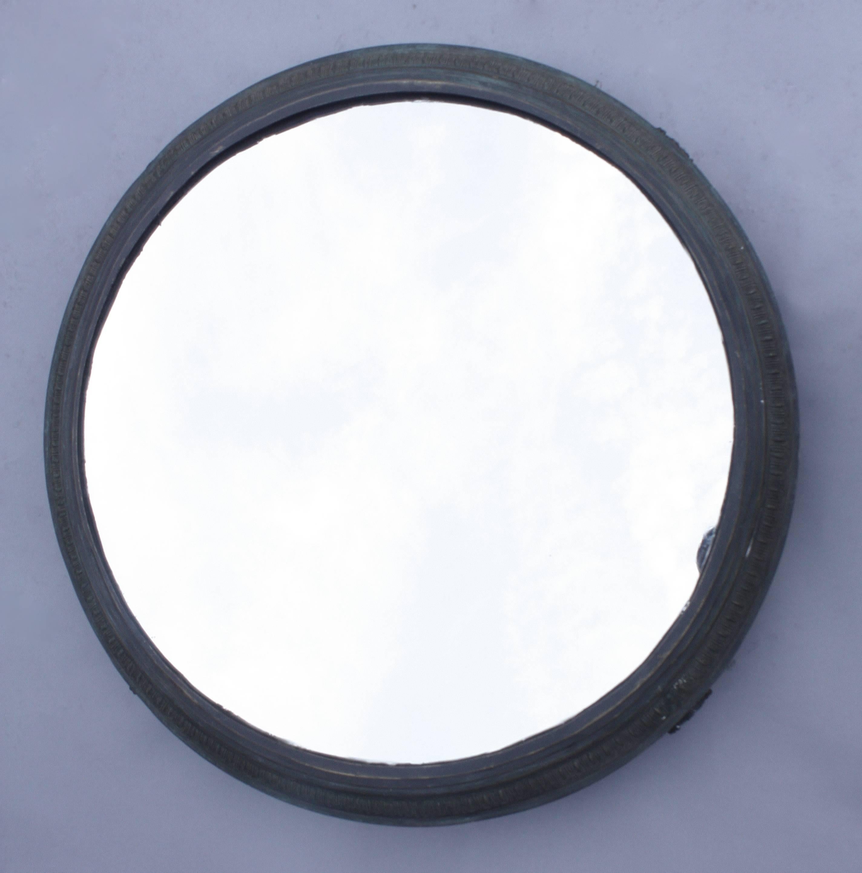 Large Turn of the 20th Century Cast Bronze with Replaced Mirror 2
