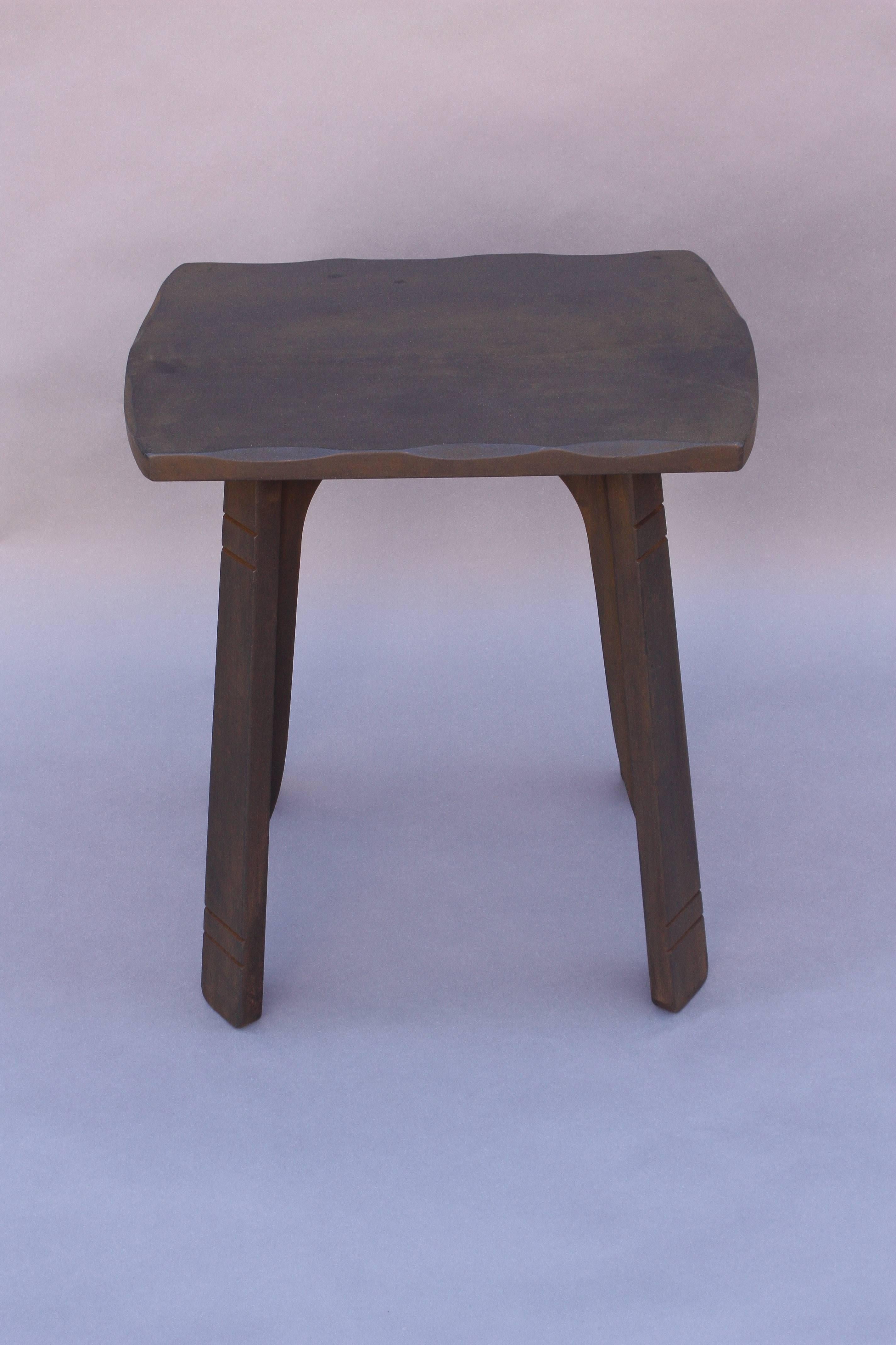 Wood 1930s Simple Monterey Period Table