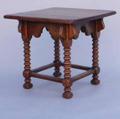 Early 20th Century Walnut Side Table