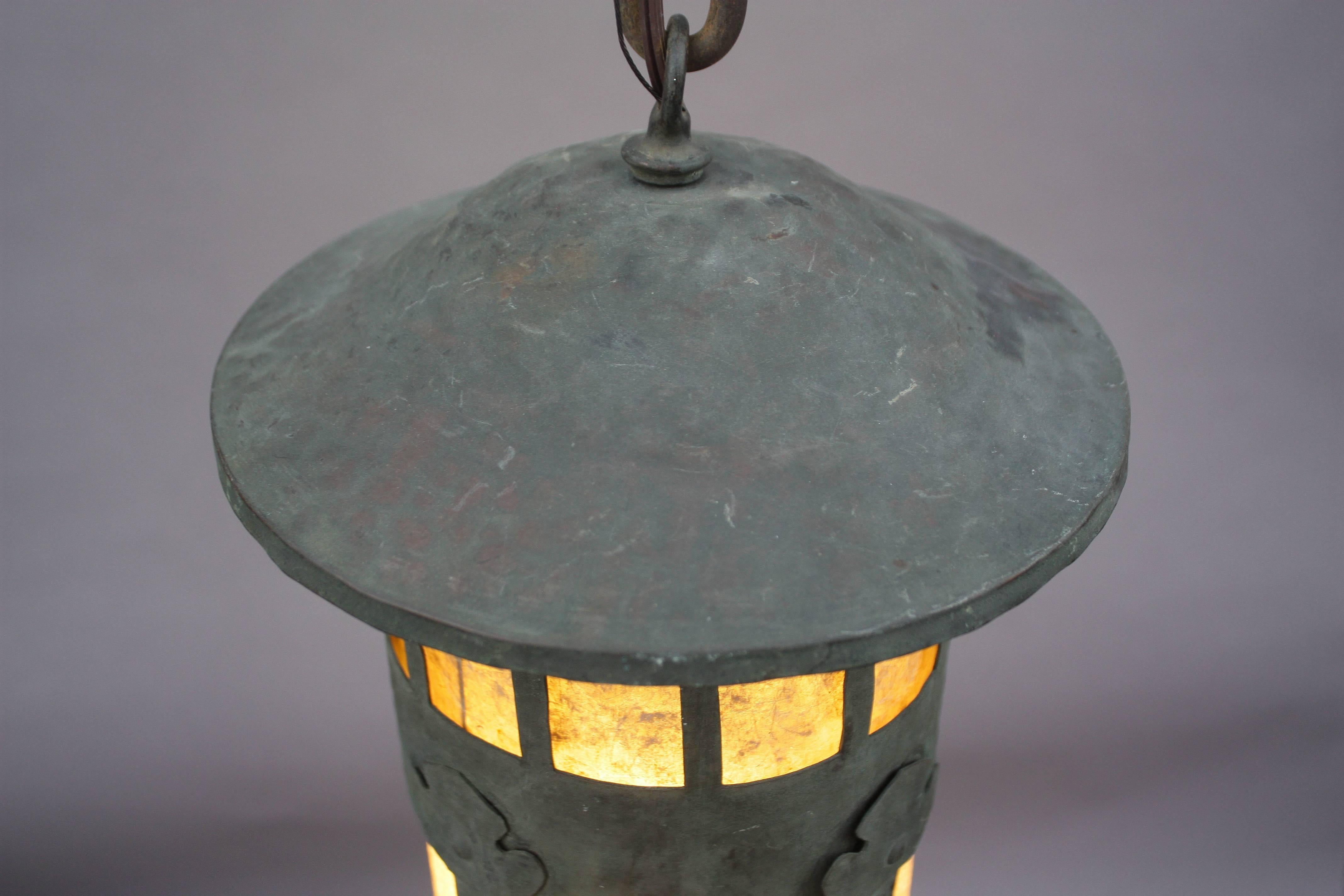 Early 20th Century Copper Lantern with Mica 4