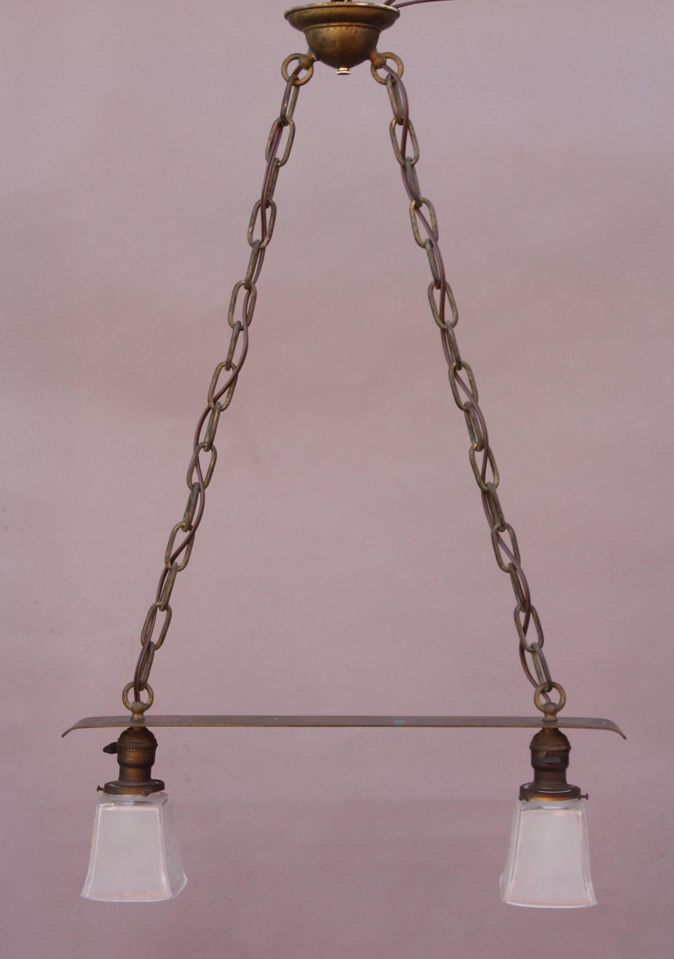 Early 20th Century Copper Chandelier For Sale 1