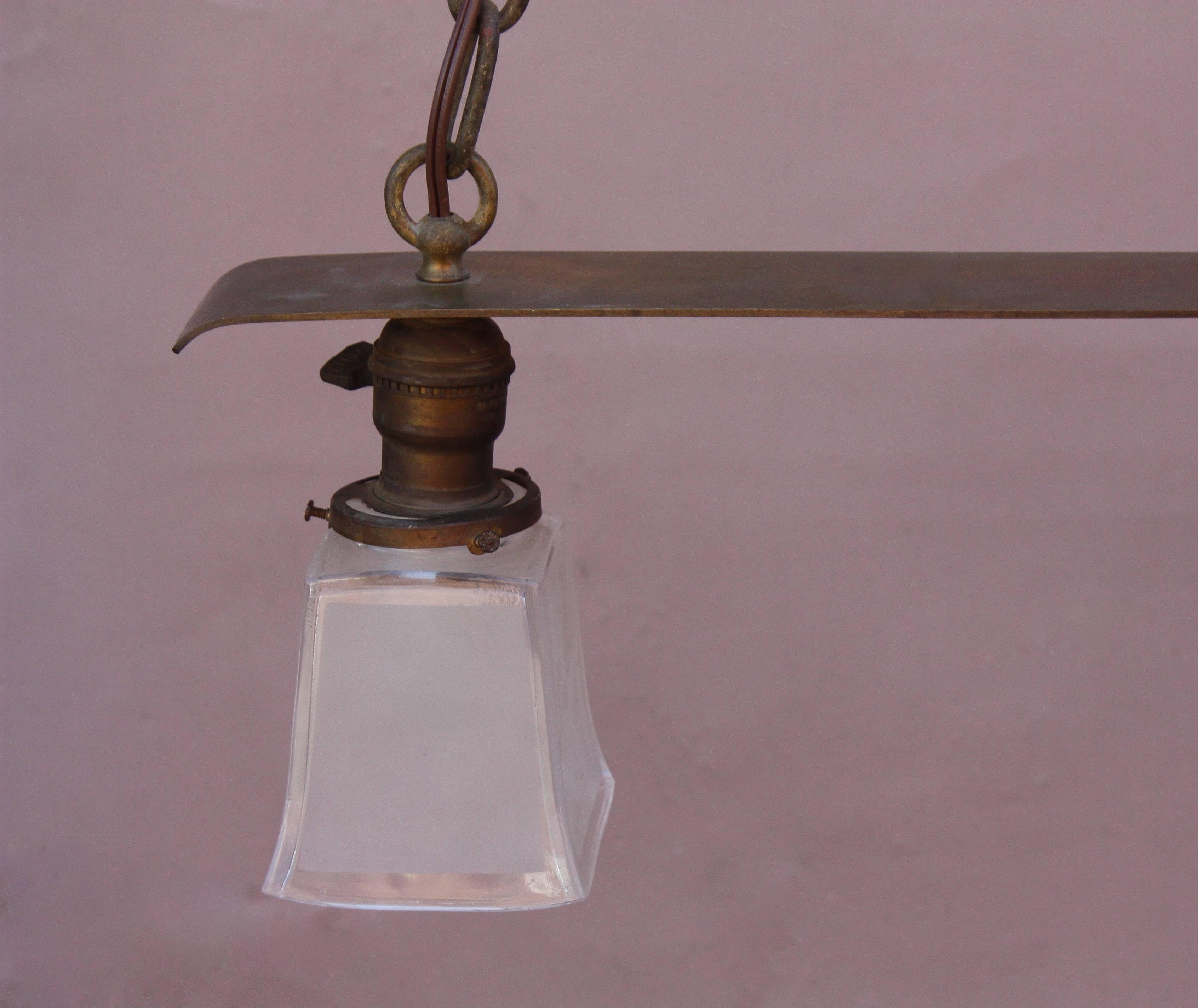 Early 20th Century Copper Chandelier For Sale 2