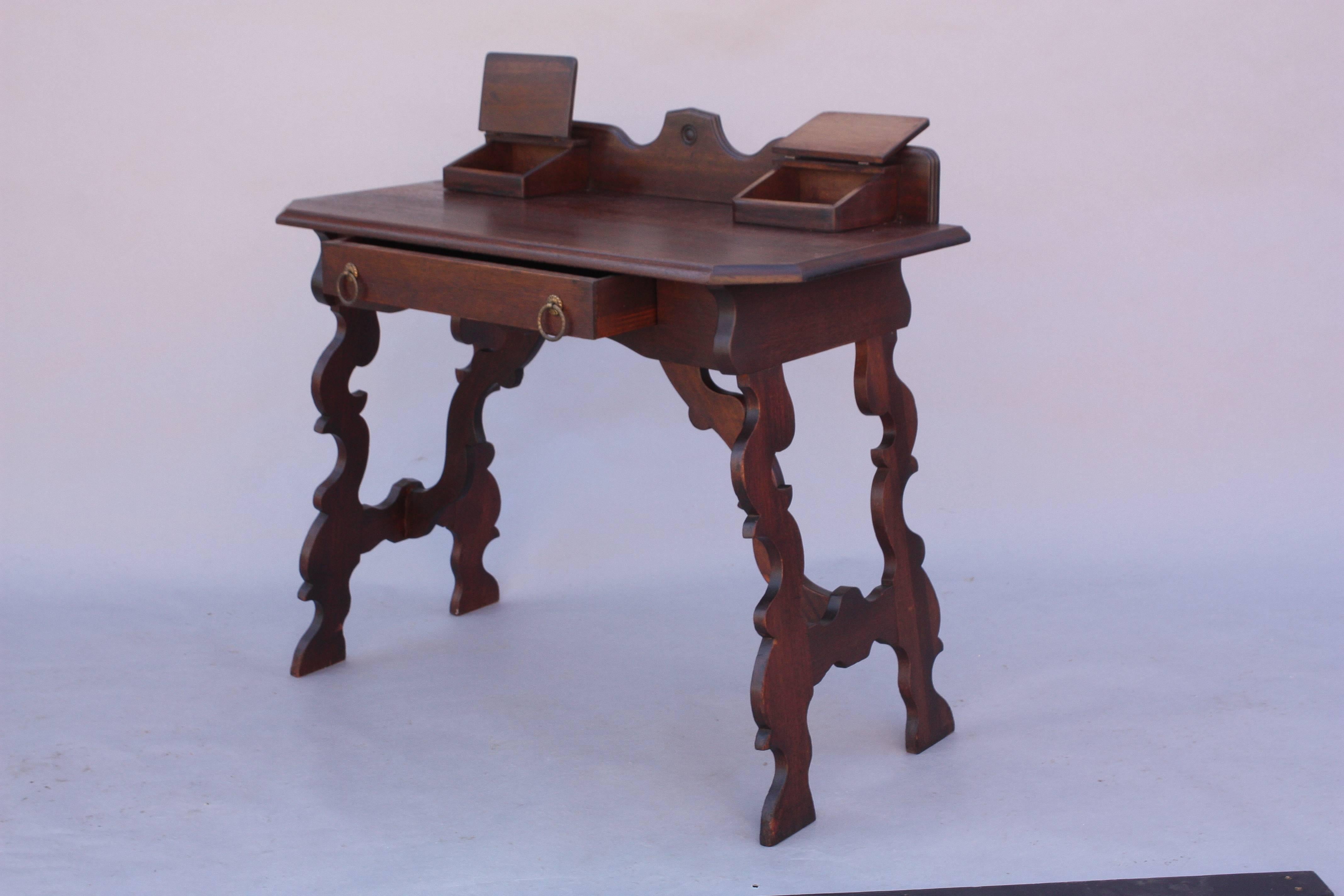 1920s Spanish Revival Writing Desk 3