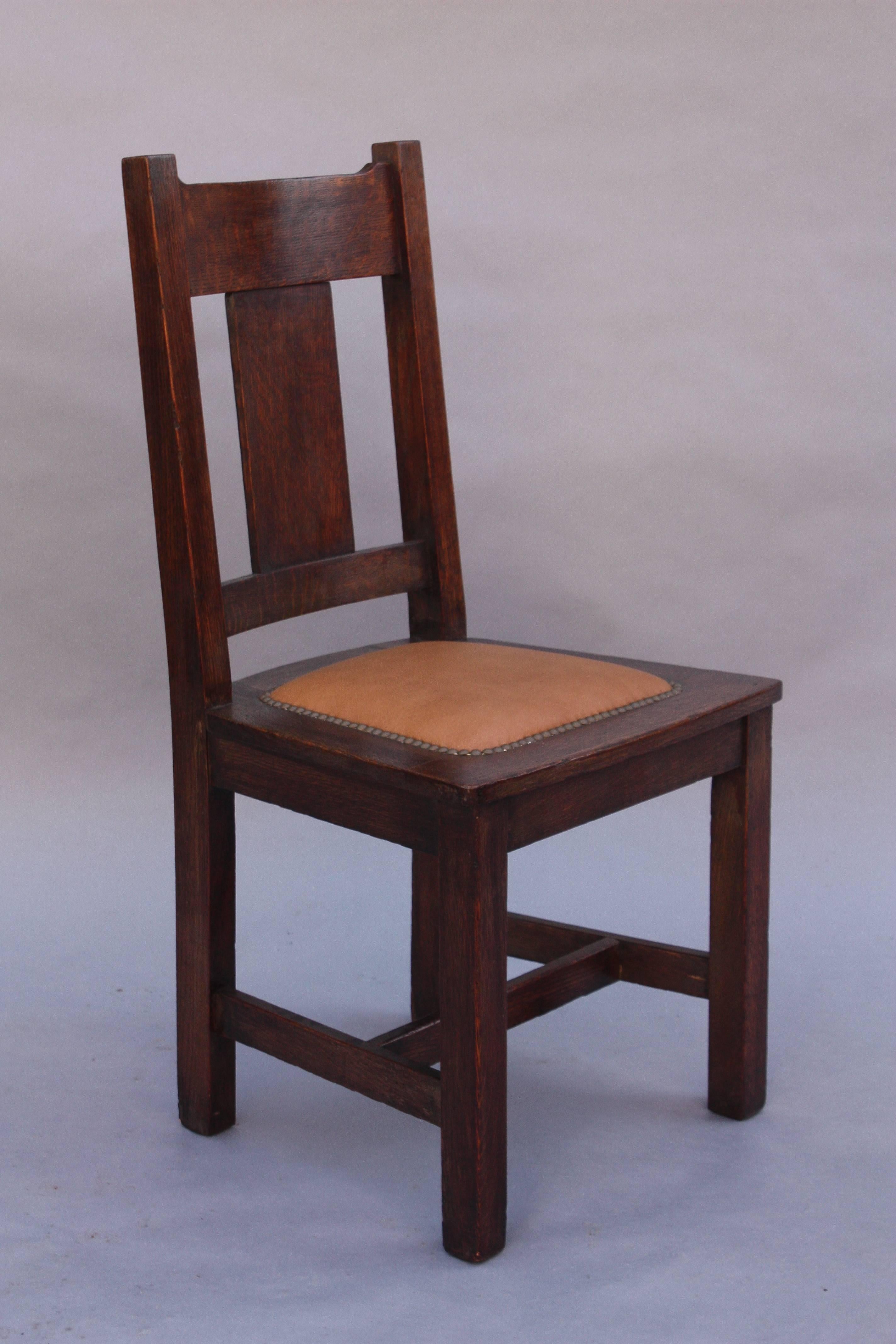 Arts and Crafts 1910 Arts & Crafts Side Chair For Sale