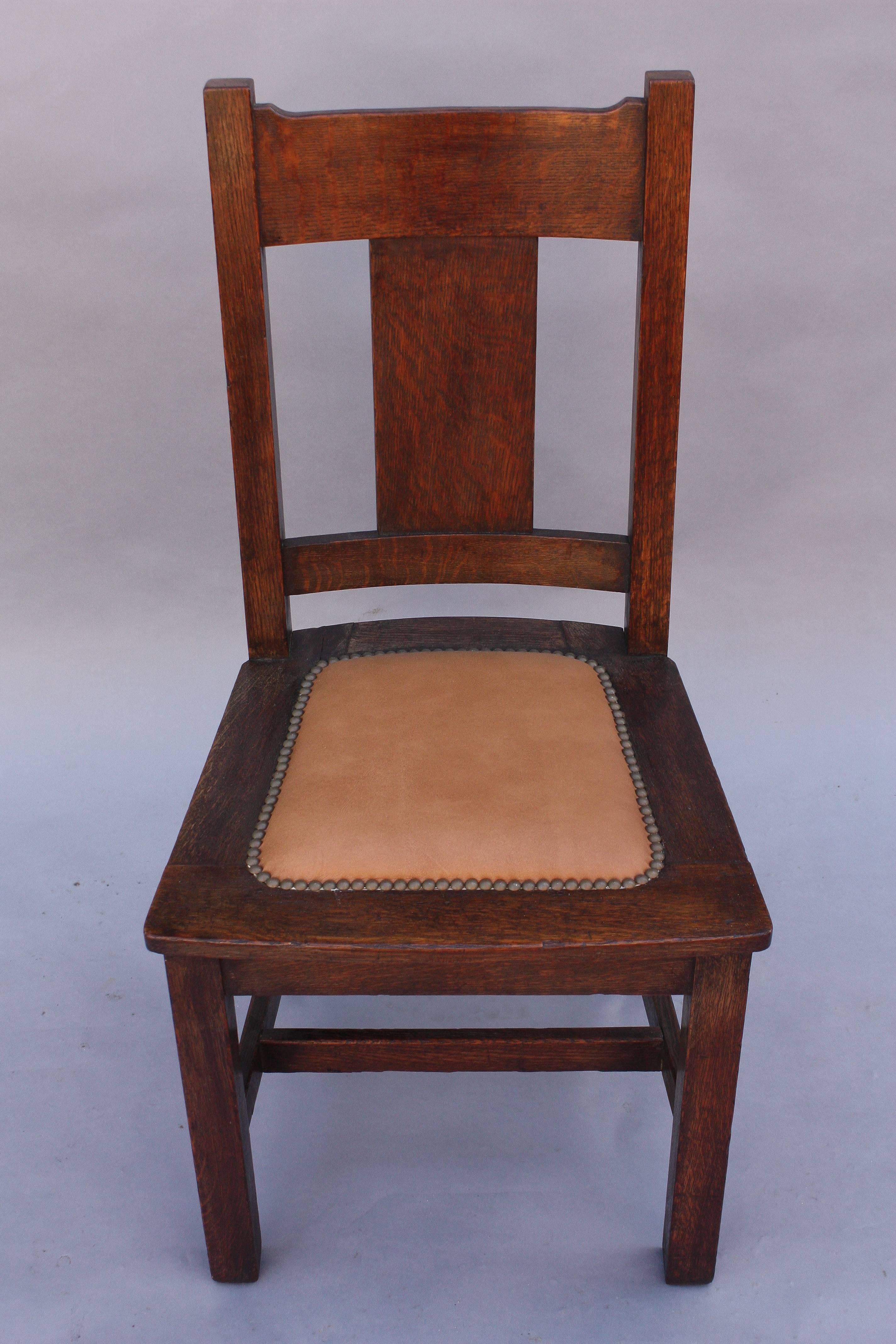 American 1910 Arts & Crafts Side Chair For Sale