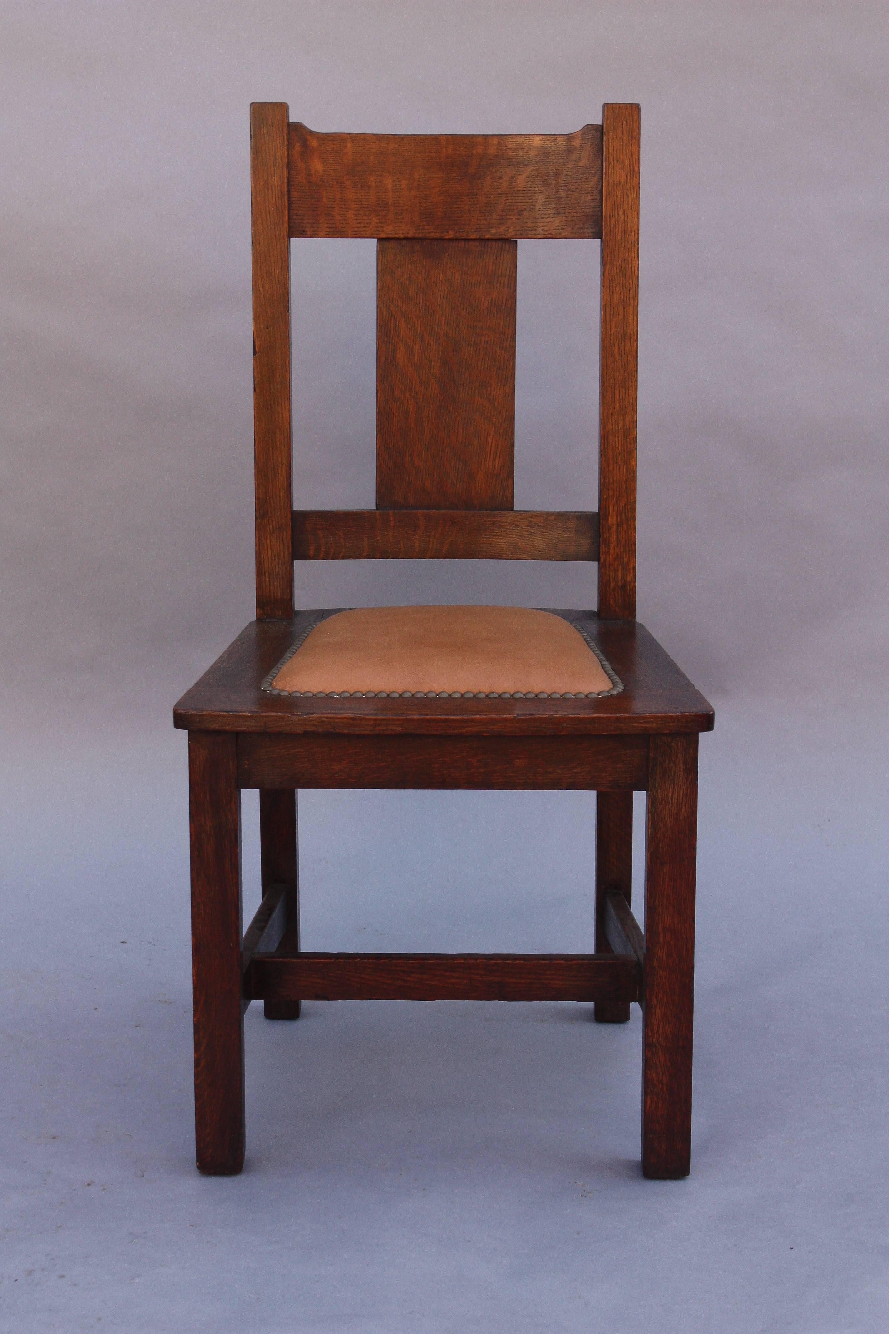 1910 Arts & Crafts Side Chair In Good Condition For Sale In Pasadena, CA