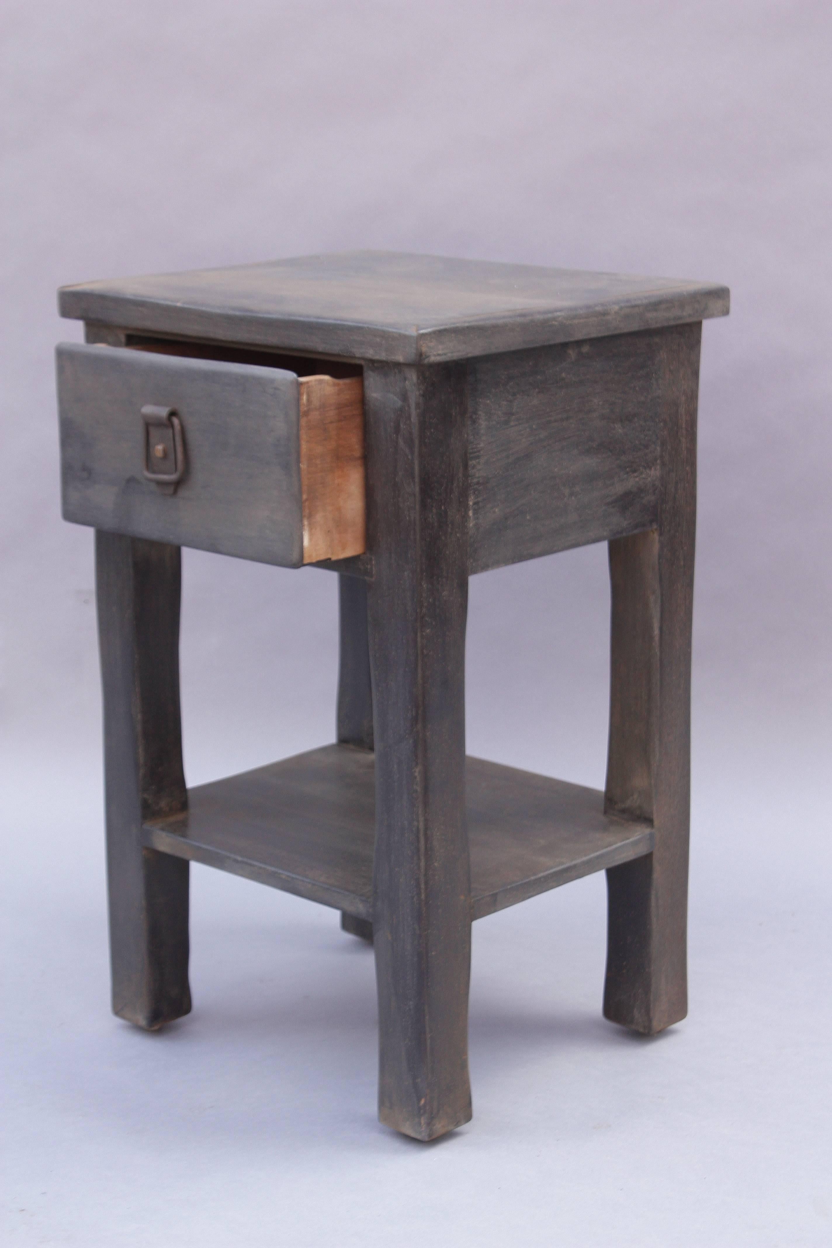 Monterey period nightstand with single drawer, circa 1930s.
