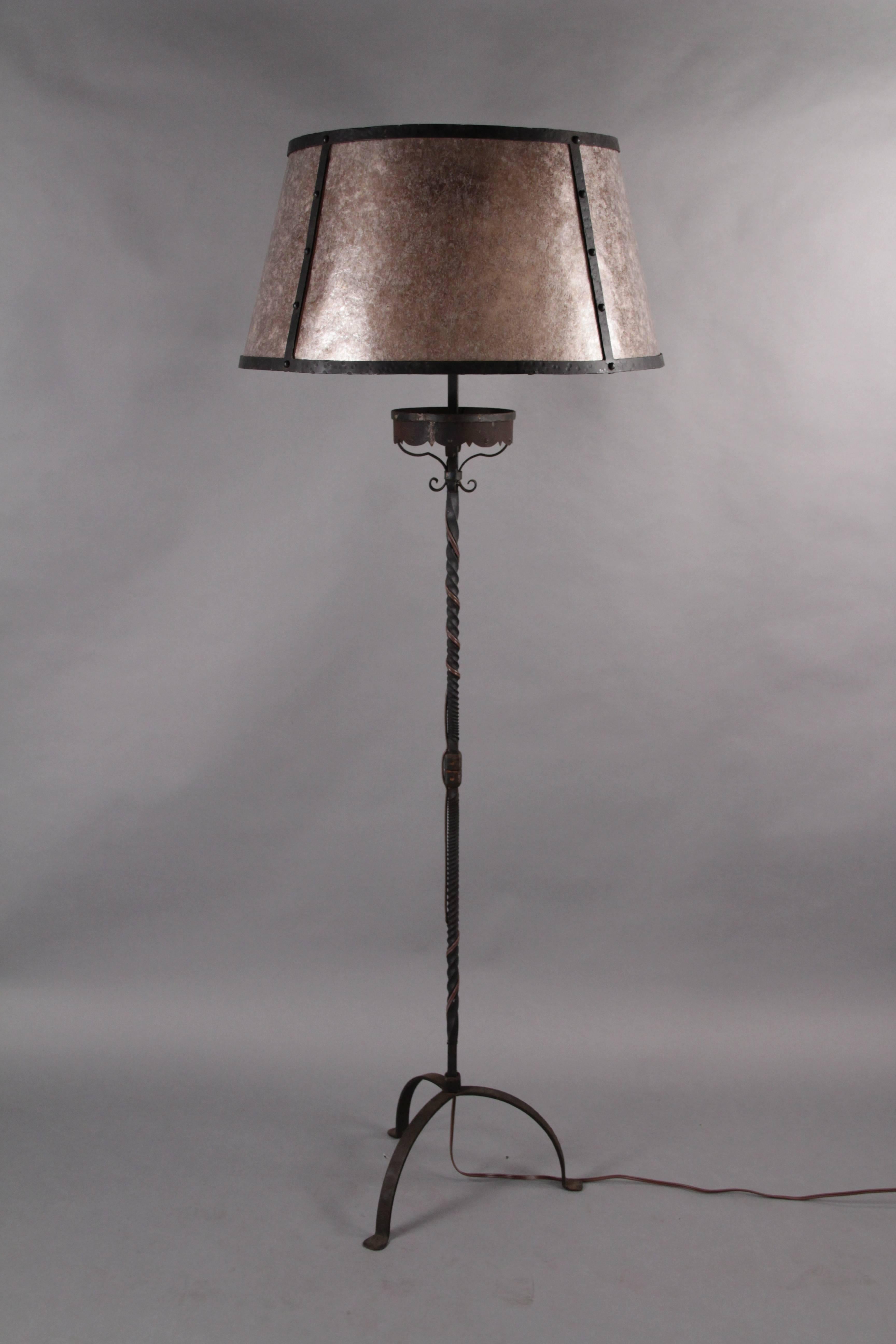 antique wrought iron floor lamps