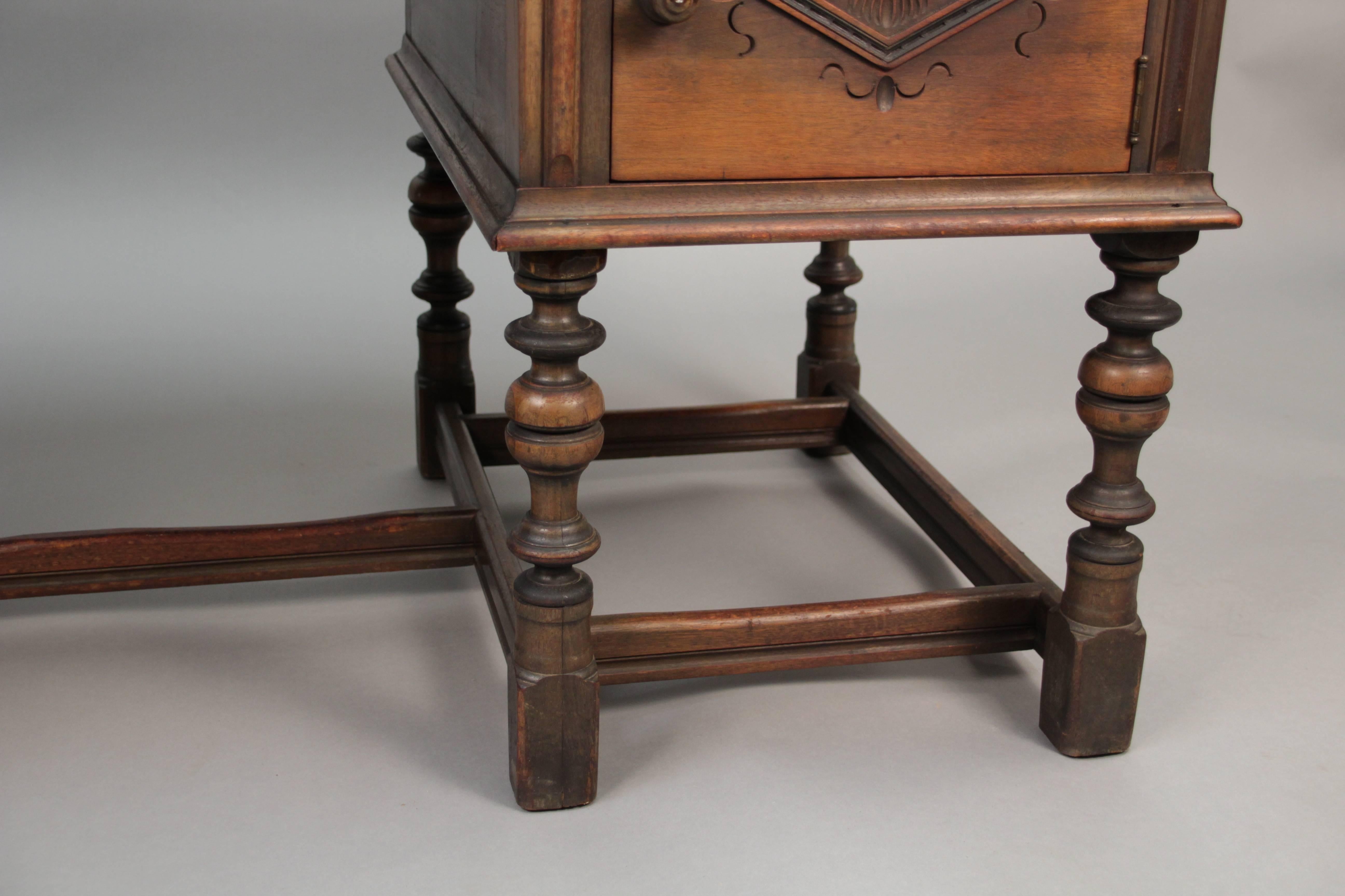 1920s Carved Spanish Revival Desk In Good Condition In Pasadena, CA