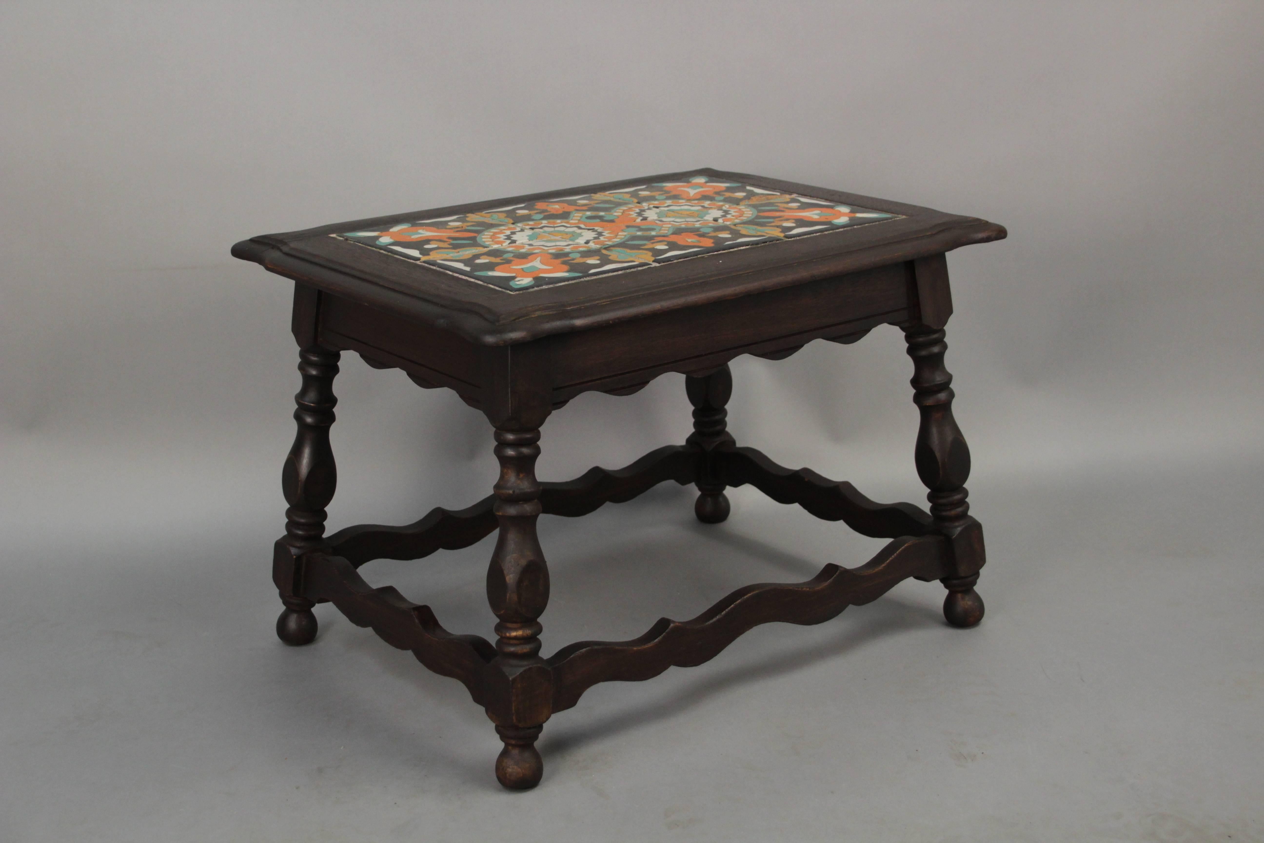 Early 20th Century California Tile Table, circa 1930s