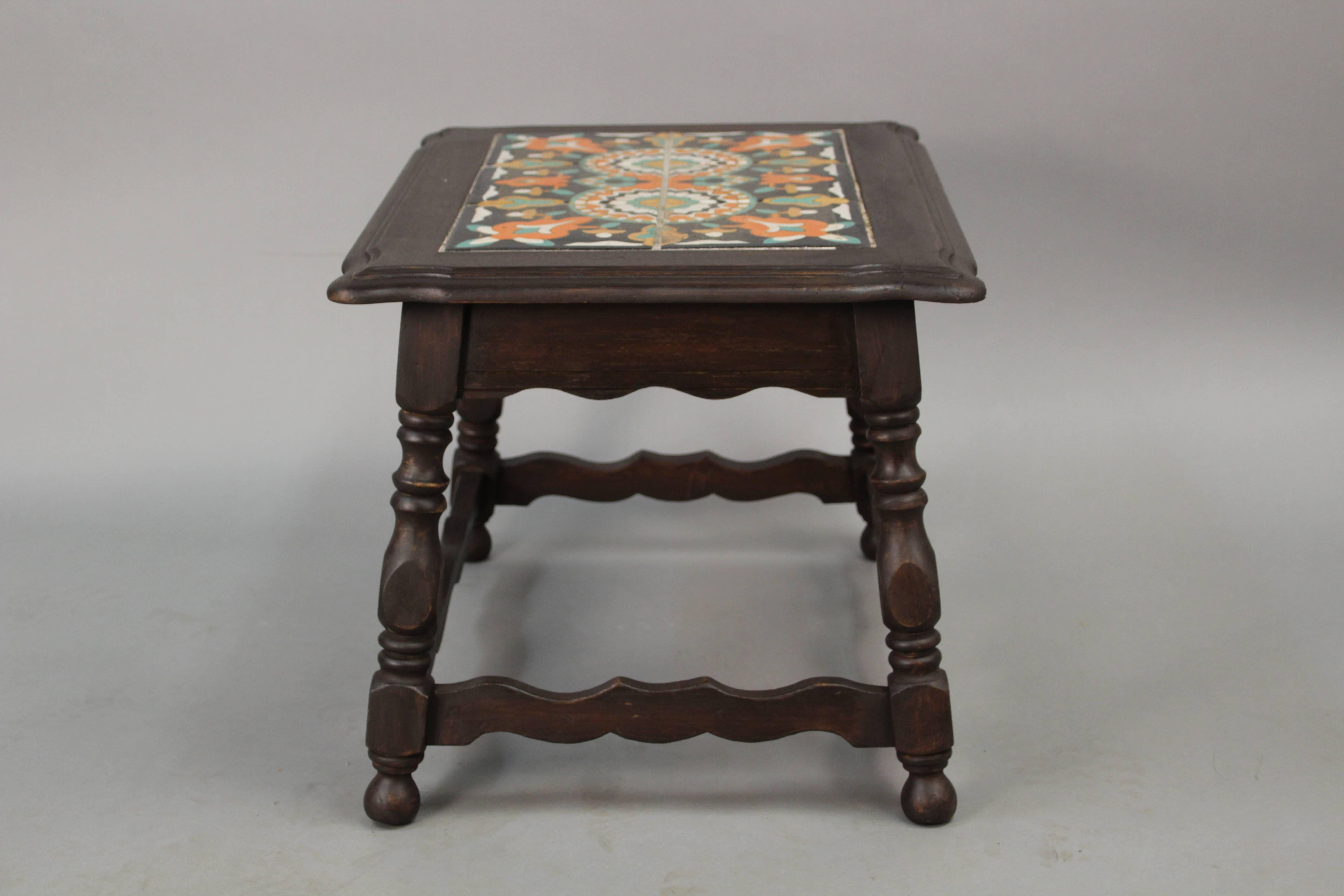 Spanish Colonial California Tile Table, circa 1930s