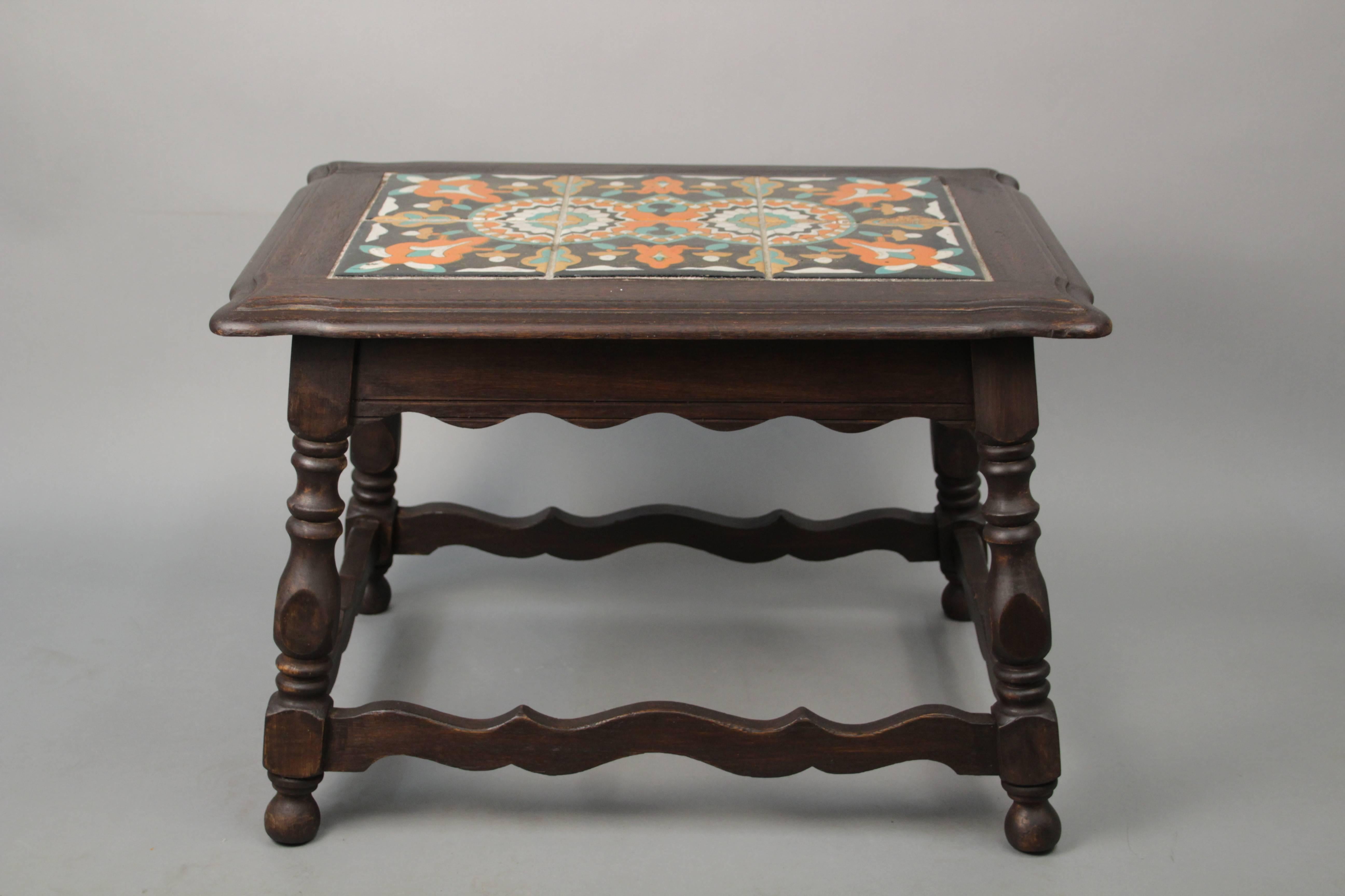 American California Tile Table, circa 1930s