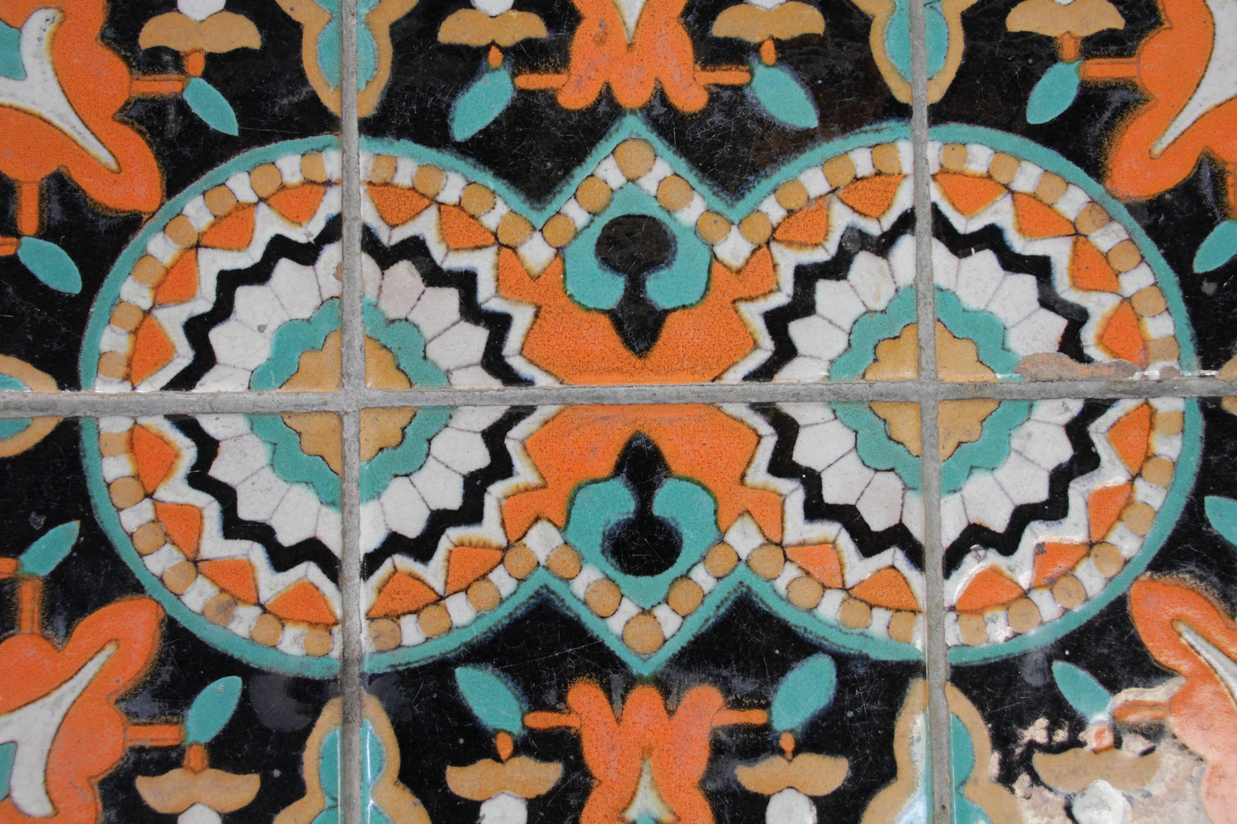 California Tile Table, circa 1930s 2