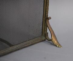 1920's Brass Firescreen