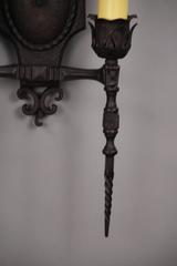 Pair of 1920s Elegant Spanish Revival Sconces